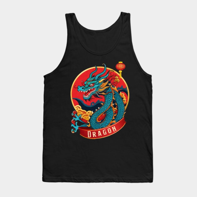 chinese dragon Tank Top by AOAOCreation